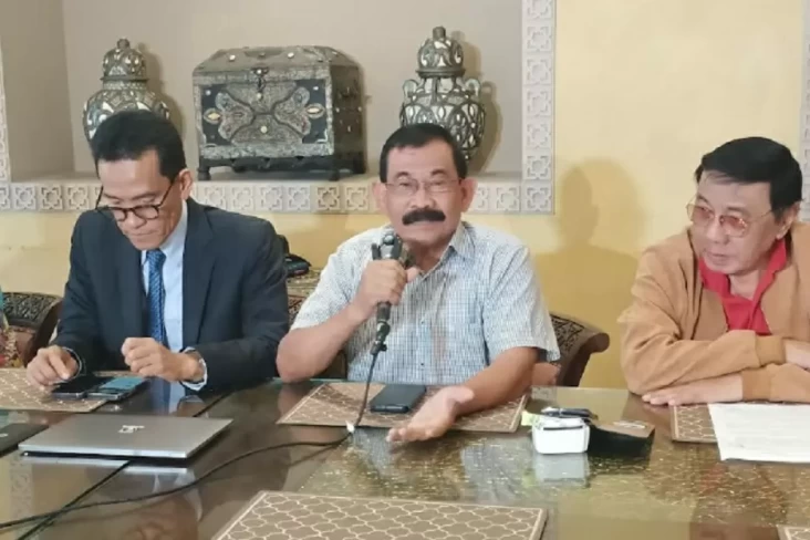 Sembilan Jenderal TNI (Purn) yang tergabung dalam 17 warga mengajukan gugatan Citizen Lawsuit terhadap Ditreskrimum Polda Metro Jaya ke PN Jakarta Selatan. Foto/Felldy Asyla Utama